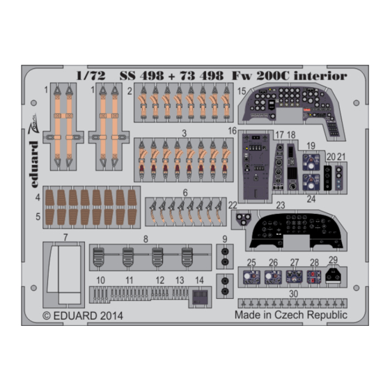 Eduard Zoom Fw 200C interior S.A. Manual