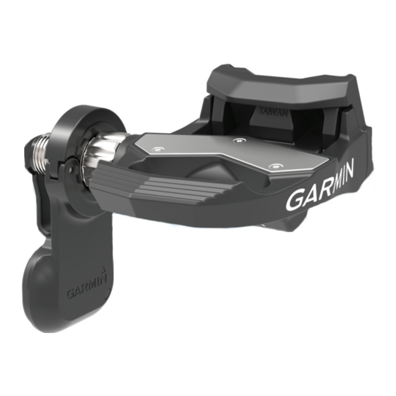 Garmin Vector 2S Quick Start Manual