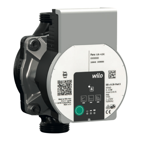 emmeti WILO-PARA P2 ITM 200 Installation And Use Manual