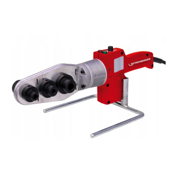 Rothenberger POWELD P 63 S6 Instructions For Use Manual