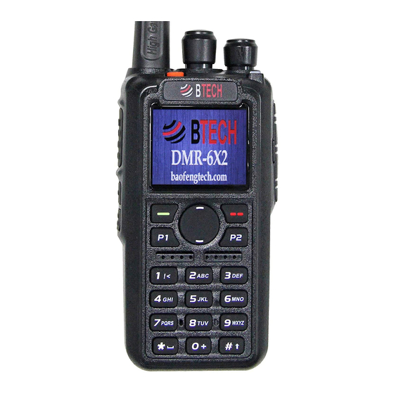 BTECH DMR-6X2 Programming Manual