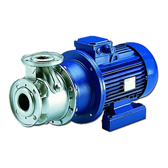 Lowara SHF SERIES Instructions For Installation And Use Manual