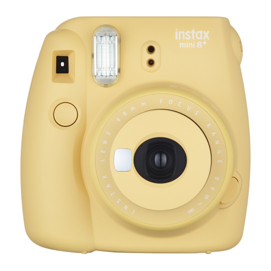 FujiFilm instax mini 8+ Manual