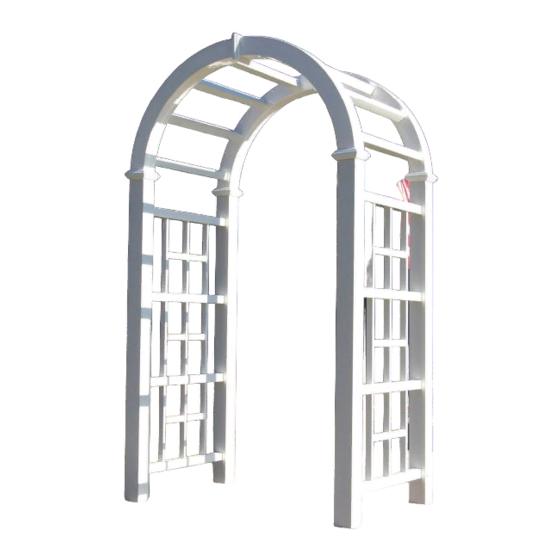 Dura Trel Hartford Arbor Assembly/Installation Instructions