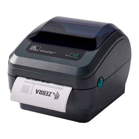 Ascend Zebra GK420d Field Troubleshooting Manual
