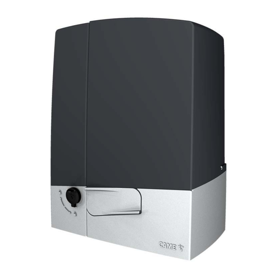 CAME BXV Series Installation Manual