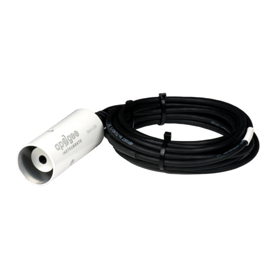 Apogee Instruments SI-121-SS Owner's Manual