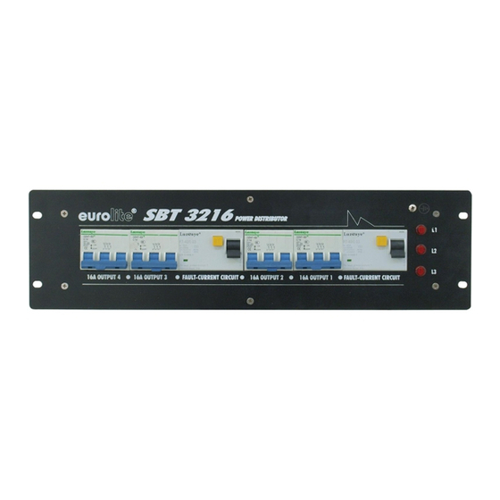 EuroLite SBT-3216 User Manual