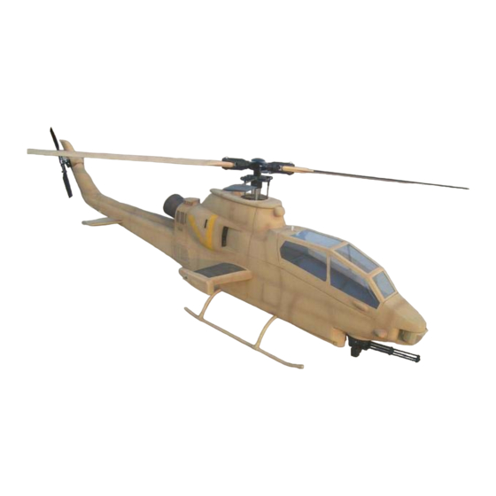User Manuals: TF Model COBRA AH-1S 600 Bell