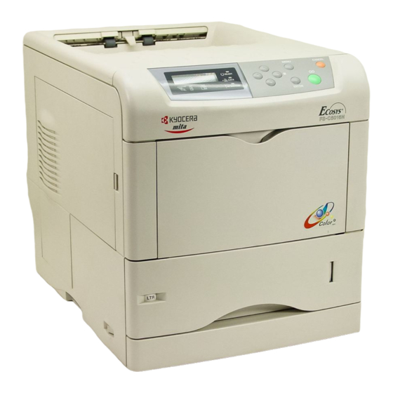 Kyocera Mita FS-C5016N Quick Reference Manual