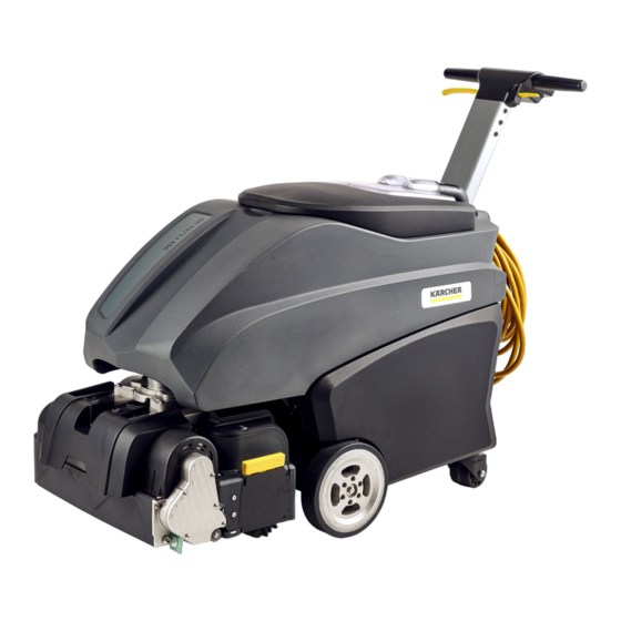 User Manuals: Kärcher BR 52/11 ESC Escalator Cleaner