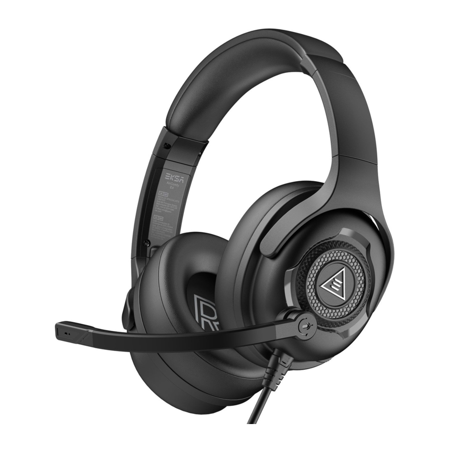 EKSA AirComfy E4 - Headphones for Gaming Manual