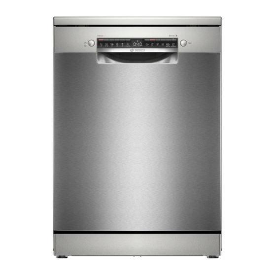 Bosch SMS4HVI00E Information For Use