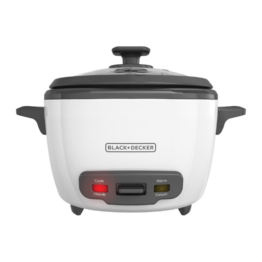 Black & Decker RC516 Manual and Recipe Guide