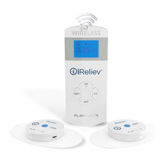 iReliev PlayMakar Therapeutic Wearable System ET-5050 Instruction Manual
