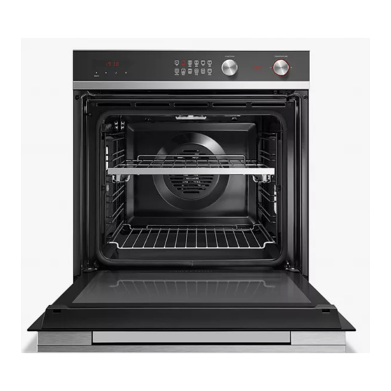 Fisher & Paykel OB60 Series Installation Manual