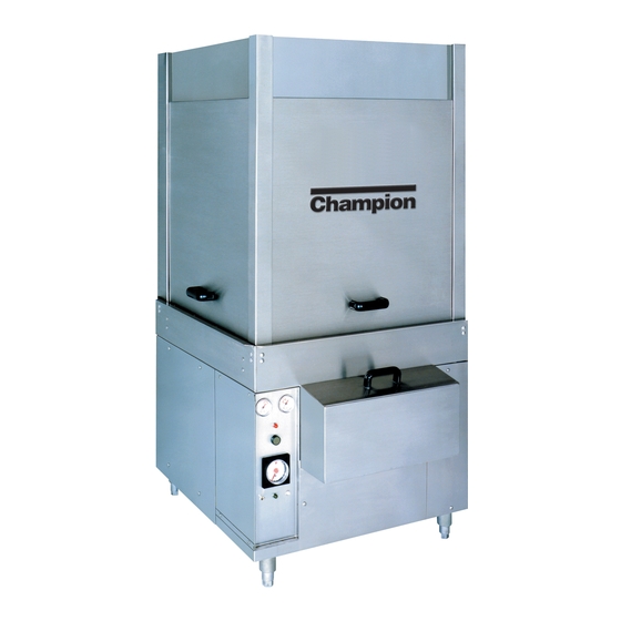 CHAMPION PP28 DISHWASHER TECHNICAL MANUAL ManualsLib