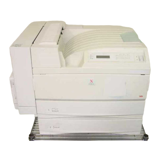 Xerox DOCUPRINT N4525 Service Quick Reference Manual