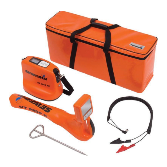 sewerin UT 9200 Operating Instructions Manual