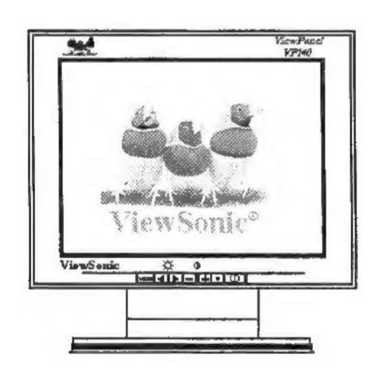 ViewSonic ViewPanel VP140 Service Manual