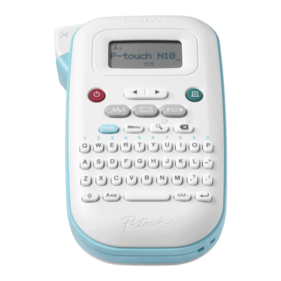 Brother PT-N10 User Manual