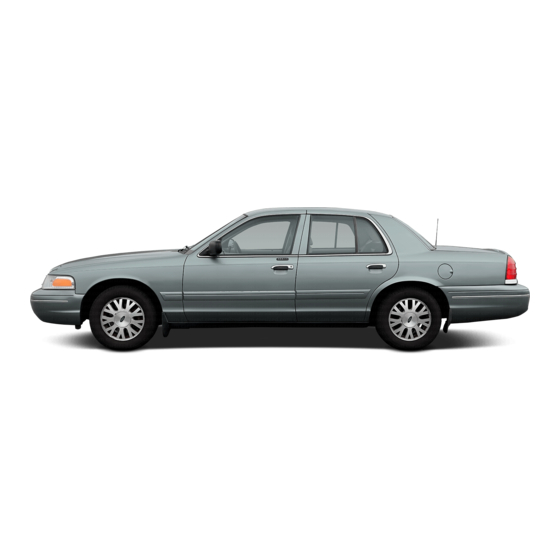 Ford 2011 Crown Victoria Owner's Manual