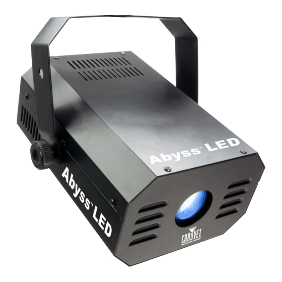 Chauvet Abyss Led User Manual