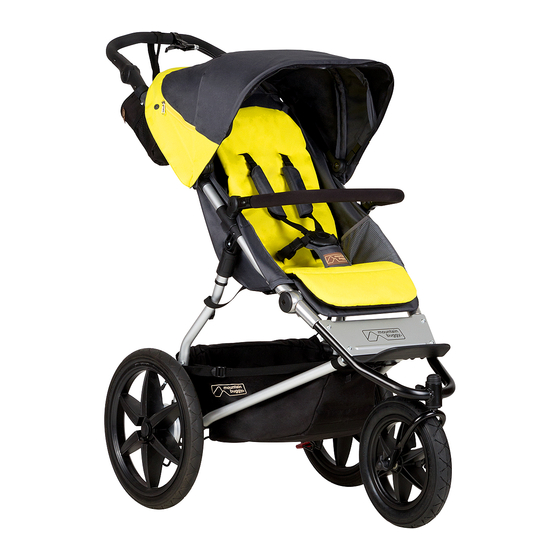 Mountain Buggy double terrain Instructions Manual