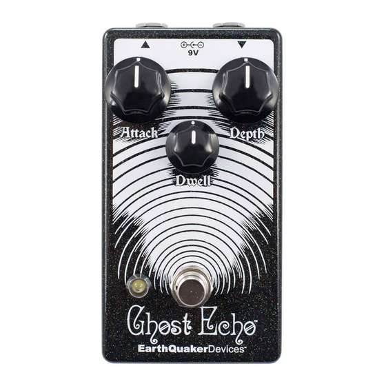 EarthQuaker Devices Ghost Echo Operation Manual