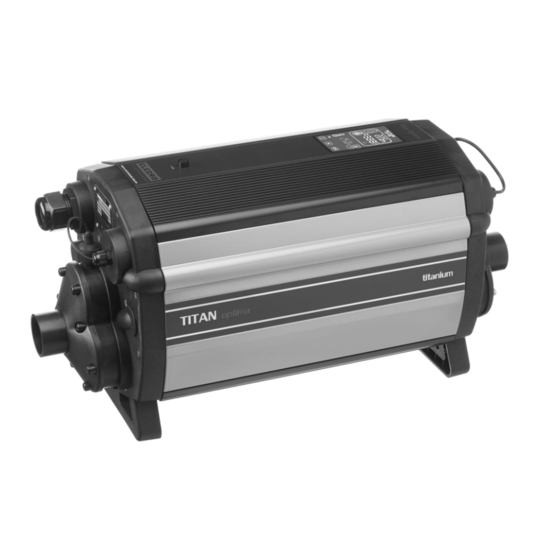 Elecro Engineering Titan Optima Series Installation & Operating Manual