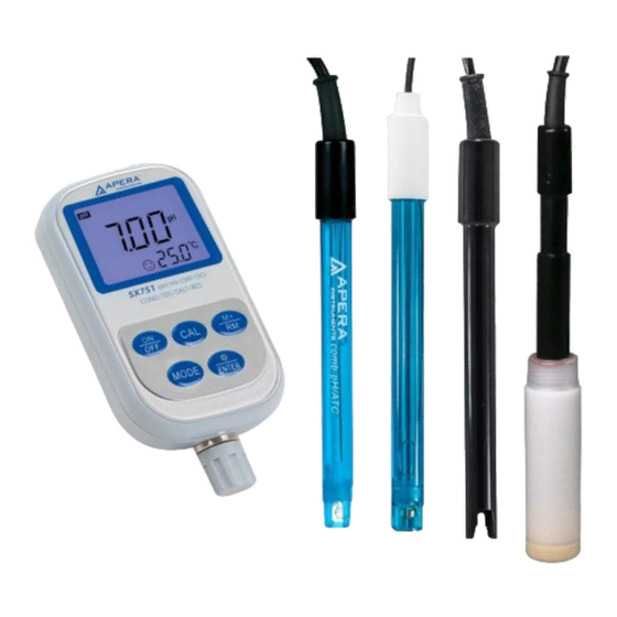 Apera Instruments SX751 User Manual