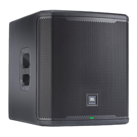 Harman JBL PROFESSIONAL PRX915XLF Quick Start Manual