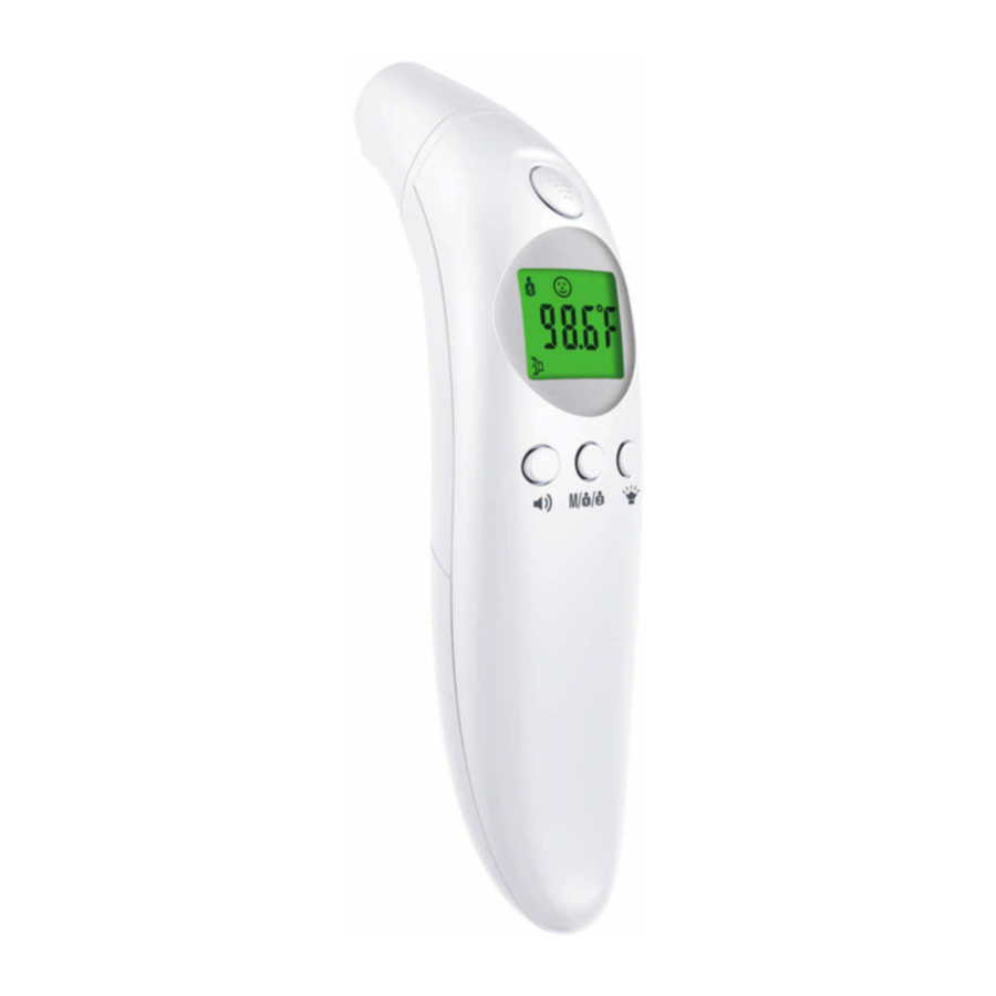 Cherub Baby FDIR-V16 - 4 In 1 Ear & Forehead Infrared Thermometer Manual