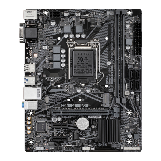 Gigabyte H410M H V2 User Manual