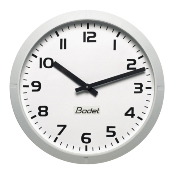 Bodet Profil 960 Installation And Operating Instructions Manual