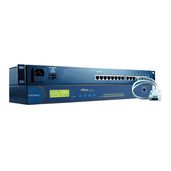 Moxa Technologies NPort 5610 series Quick Installation Manual