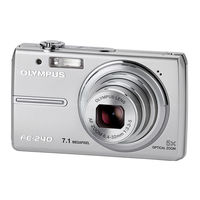 Olympus FE 230 - Digital Camera - Compact Basic Manual