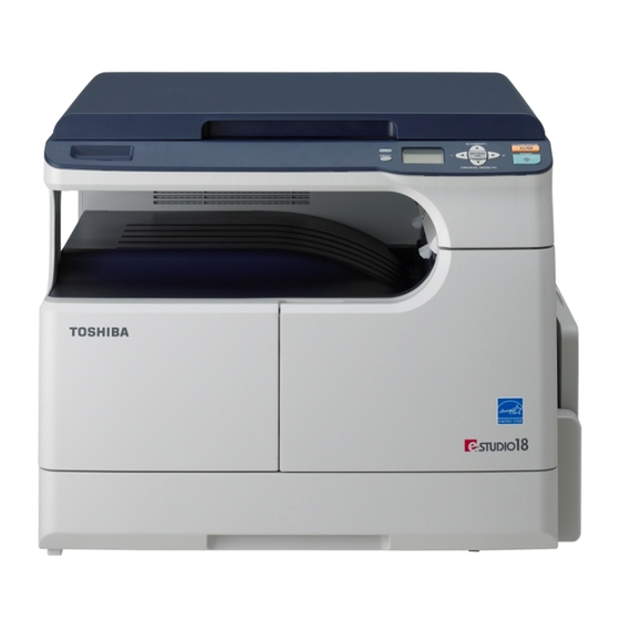 Toshiba e-STUDIO18 Safety Information Manual