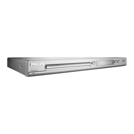 User Manuals: Philips DVP3040/05 DVD Player