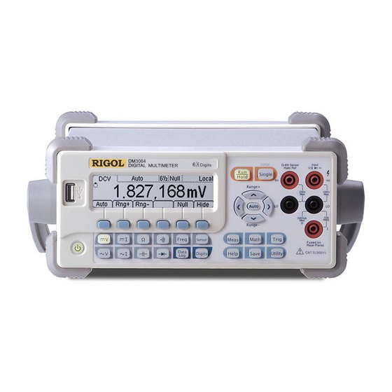 Rigol DM3063 User Manual