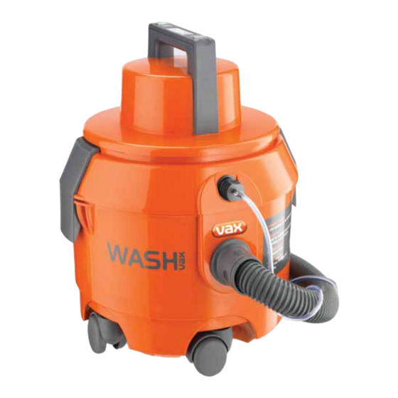 Vax Washvax V-020 Series Let's Get Started