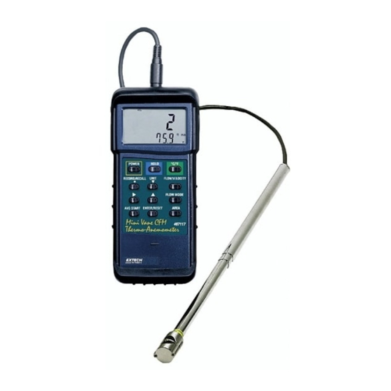 Extech Instruments 407117 User Manual