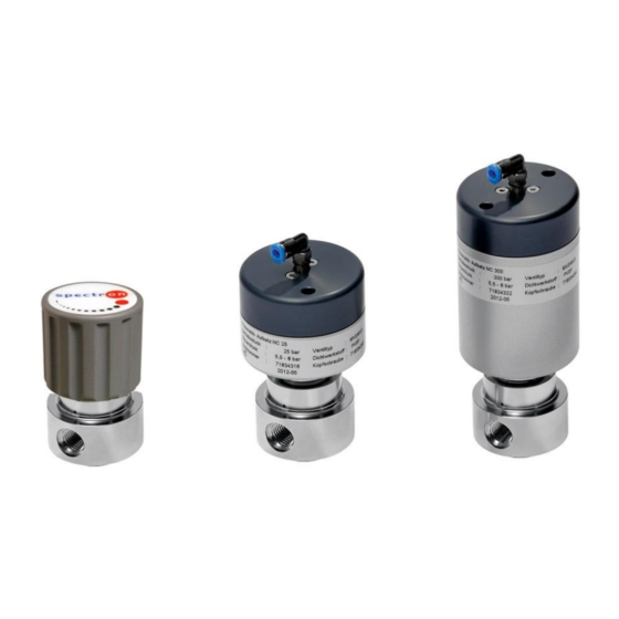 Spectron MV3 Series Operating Manual