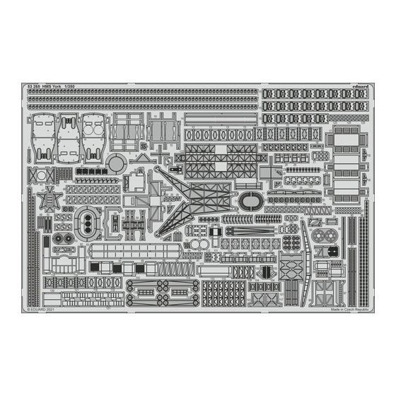Eduard HMS York Quick Start Manual