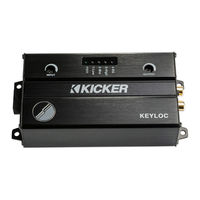 Kicker KEYLOC Owner's Manual