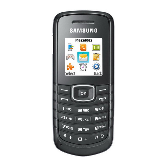 Samsung GT-E1085L Manual