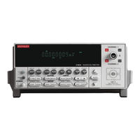 Tektronix Keithley 2182A Quick Start Manual