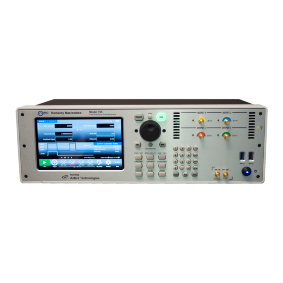 BNC 765 Series User Manual