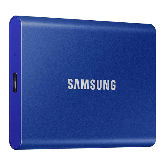 Samsung Portable SSD T7 Touch Manuals