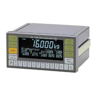 And Multi Function Weighing Indicator AD-4402 Instruction Manual